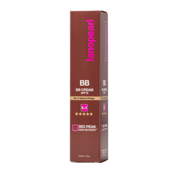 BB Cream SPF 15 No.2 Natural Beige 5 in l (LB37) 50ml - Image 3