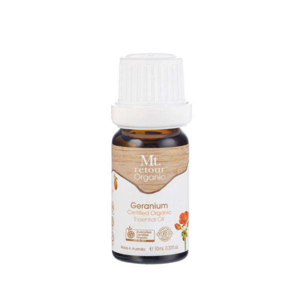 Geranium Certified Organic Essential Oil (MR10) 10mL - Image 3