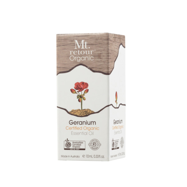 Geranium Certified Organic Essential Oil (MR10) 10mL - Image 4