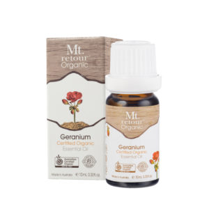 Geranium Certified Organic Essential Oil (MR10) 10mL