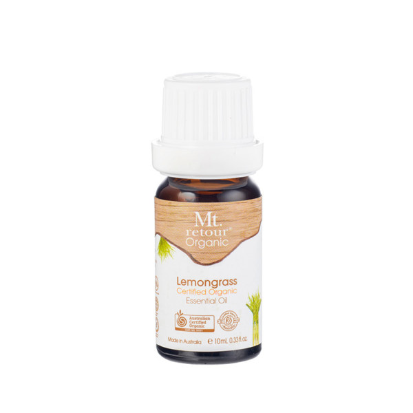 Lemongrass Certified Organic Essential Oil (MR24) 10mL - Image 2