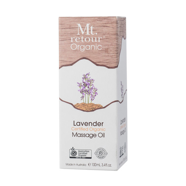Lavender Massage Oil Certified Organic (MR54) 100mL - Image 3