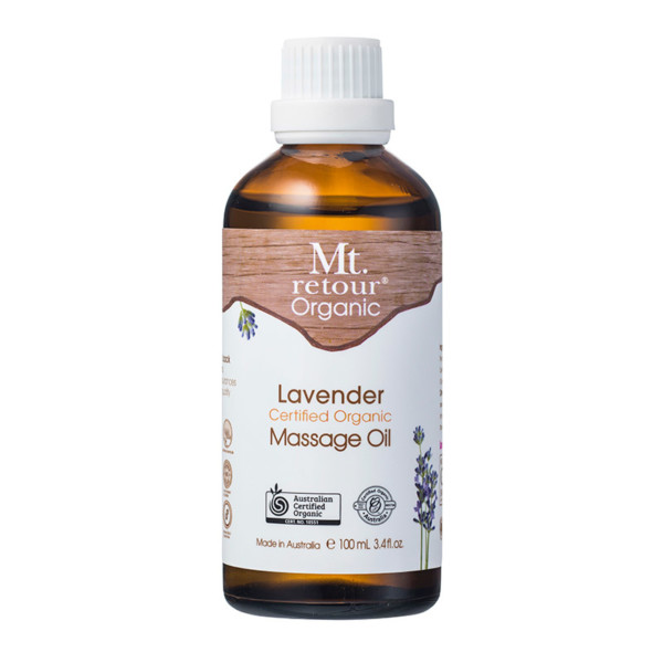 Lavender Massage Oil Certified Organic (MR54) 100mL - Image 2