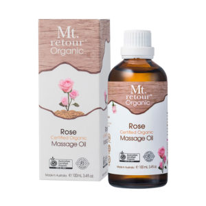 Certified Organic Rose Massage Oil (MR55) 100mL
