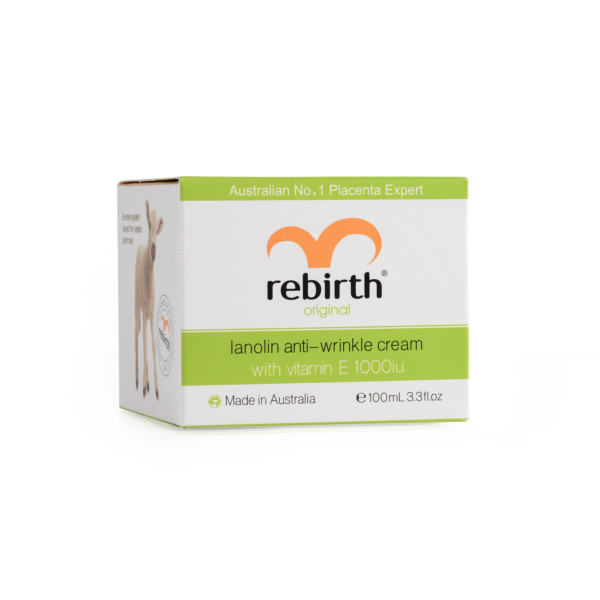 Rebirth Lanolin & Vitamin E Anti-Wrinkle Cream (RB01) 100g - Image 2