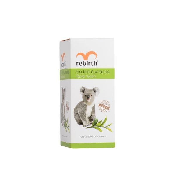 Rebirth Tea Tree & White Tea Facial Wash (RB34) Size 100ml - Image 2