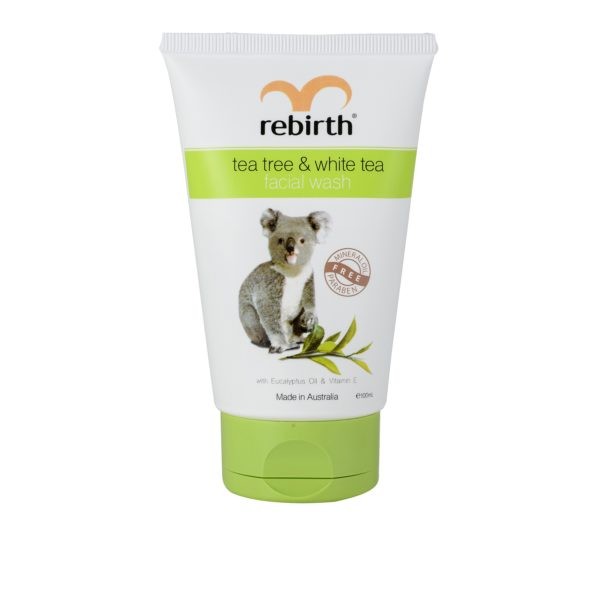 Rebirth Tea Tree & White Tea Facial Wash (RB34) Size 100ml - Image 3