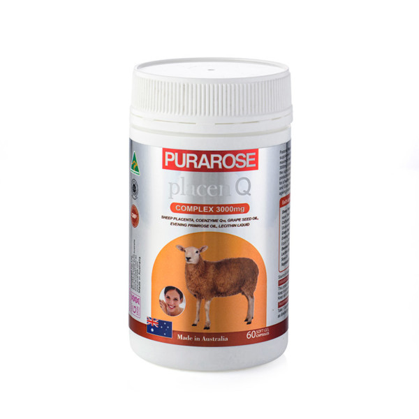 Placen Q Placenta Capsule Complex 3000mg  Red Capsule (PH02) 60c - Image 4