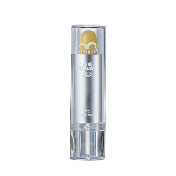 Rebirth Vanilla Lip Balm with Cocoa Butter & Vitamin E (RB15) - Image 3