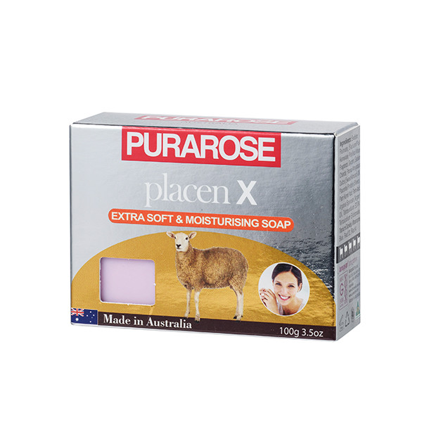 Purarose Placen X Extra Soft & Moisturising Soap (PR08) - Image 3