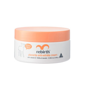 Rebirth Placenta Anti-Wrinkle Cream with Vit E & Lanolin 250mL (RB07)