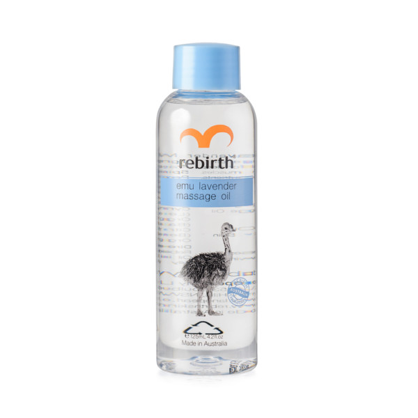 Rebirth Emu Lavender Massage Oil 125mL (RB46) - Image 2