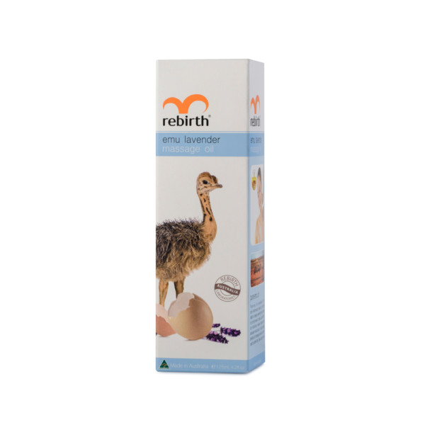 Rebirth Emu Lavender Massage Oil 125mL (RB46) - Image 3