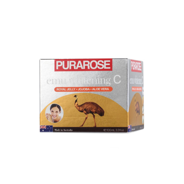 Purarose Emu Whitening C Cream 100mL (PR05) - Image 3