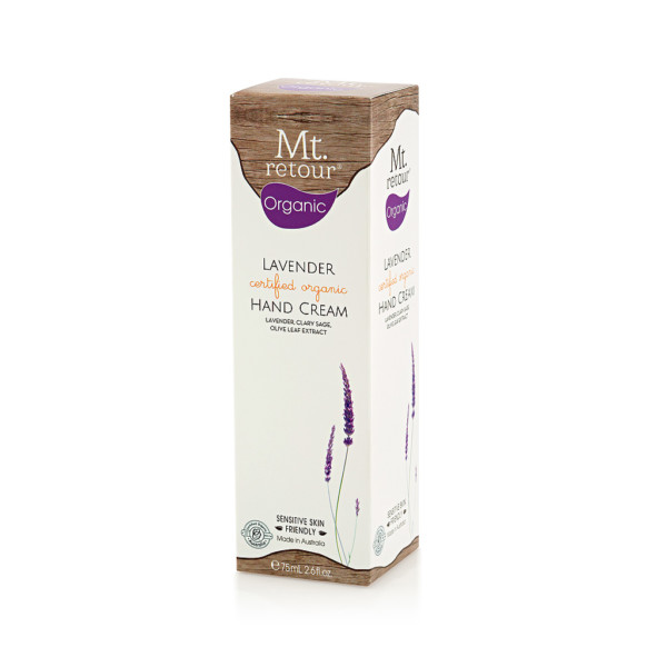 Mt.Retour Certified Organic Lavender Hand Cream (MR31) 75ml - Image 2