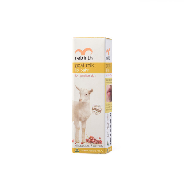 Rebirth Goat Milk Lip Balm with Grape Seed & Acai Berry 3.7g (RB16) - Image 3