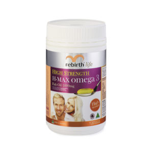 Rebirth Life High Strength H-MAX Omega 3 (RL17) 120 Capsules