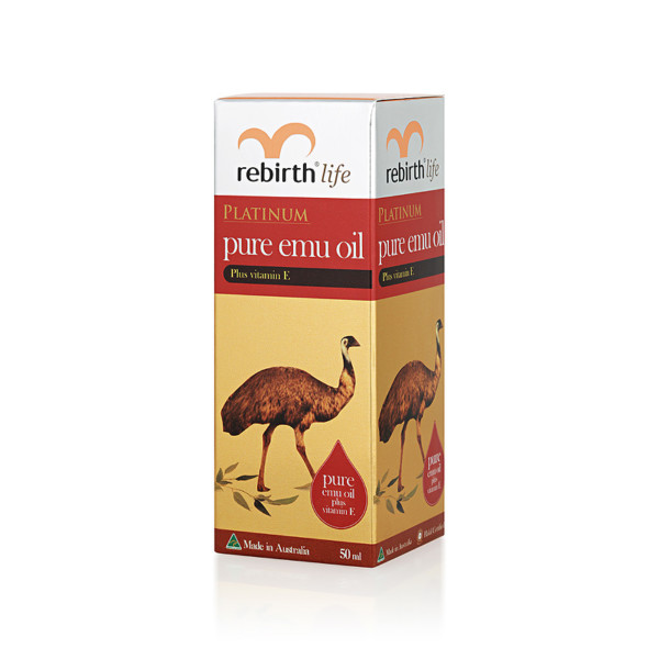 Rebirth Platinum Pure Emu Oil plus Vitamin E (RL30) 50mL - Image 3