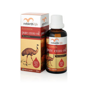 Rebirth Platinum Pure Emu Oil plus Vitamin E (RL30) 50mL