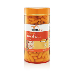 Rebirth Life Platinum Royal Jelly 1000mg 360Capsules (RL39)