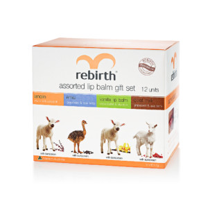 Rebirth Assorted Lip Balm Gift Set (RB61) 12×3.7g